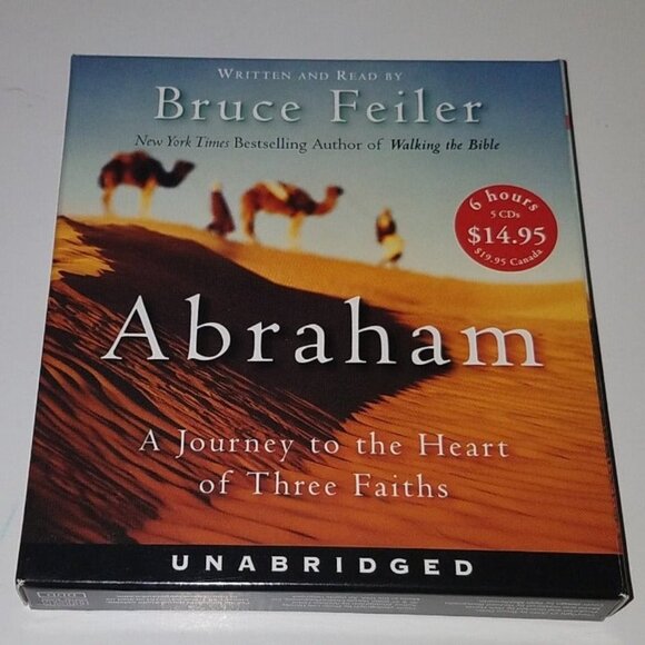 Bruce Feiler Audiobook Lot Abraham Walking the Bible CDs Books - Picture 6 of 7